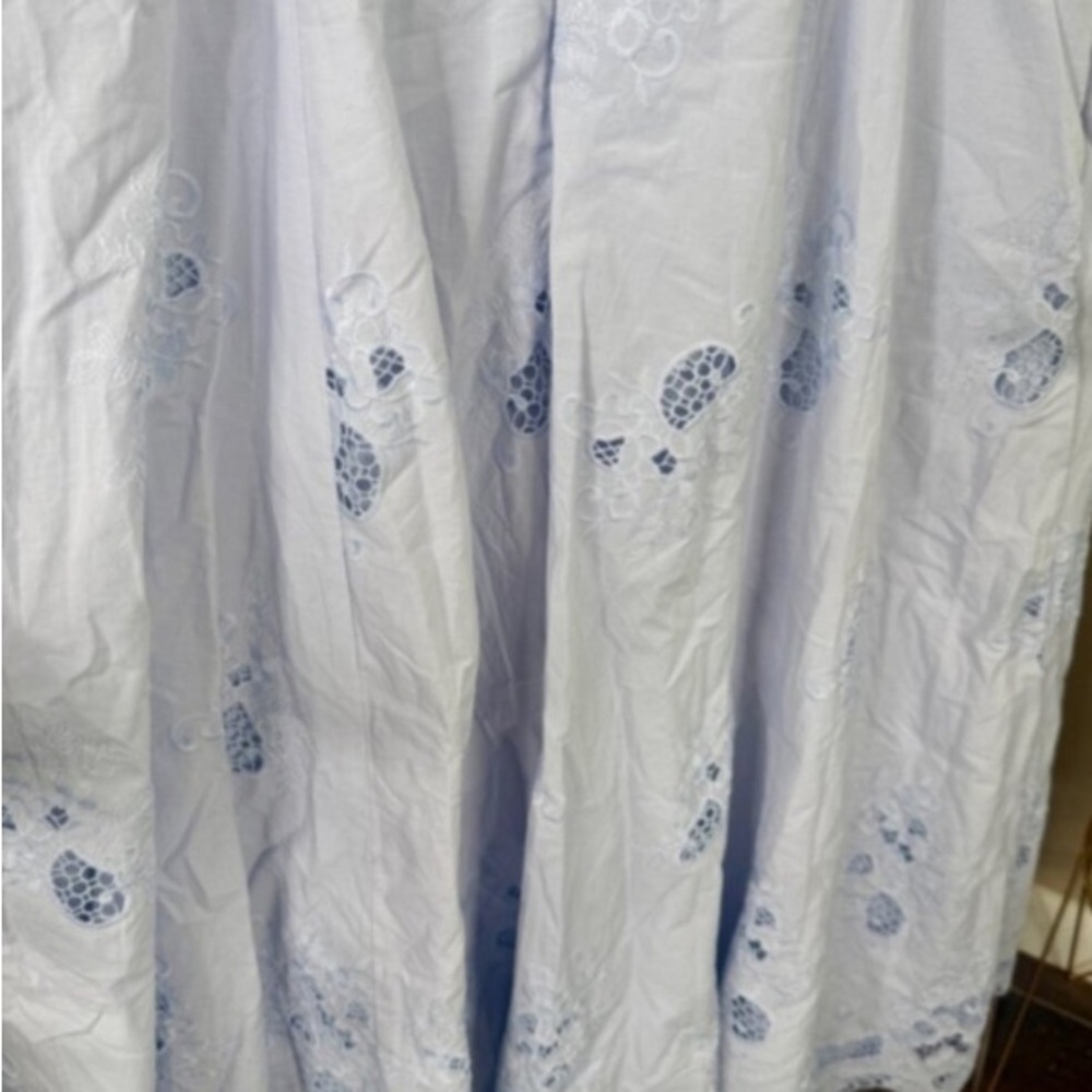 House of CB TATIANA Bluebell Lace + Cotton Broderie Anglais Midi Sundress NWT - Picture 11 of 12